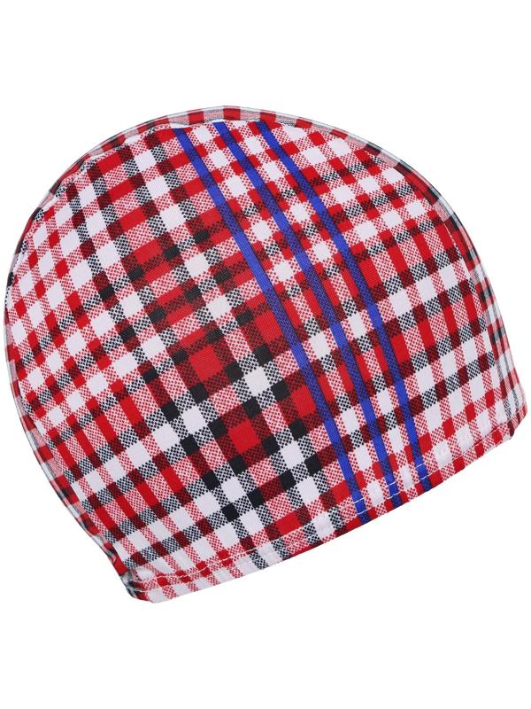 Шапочка для плавания подростковая, тканевая, обхват 54-60 см, цвета микс