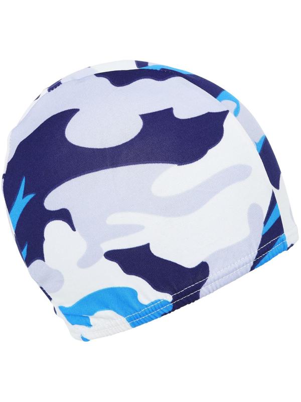 Шапочка для плавания подростковая, тканевая, обхват 54-60 см, цвета микс