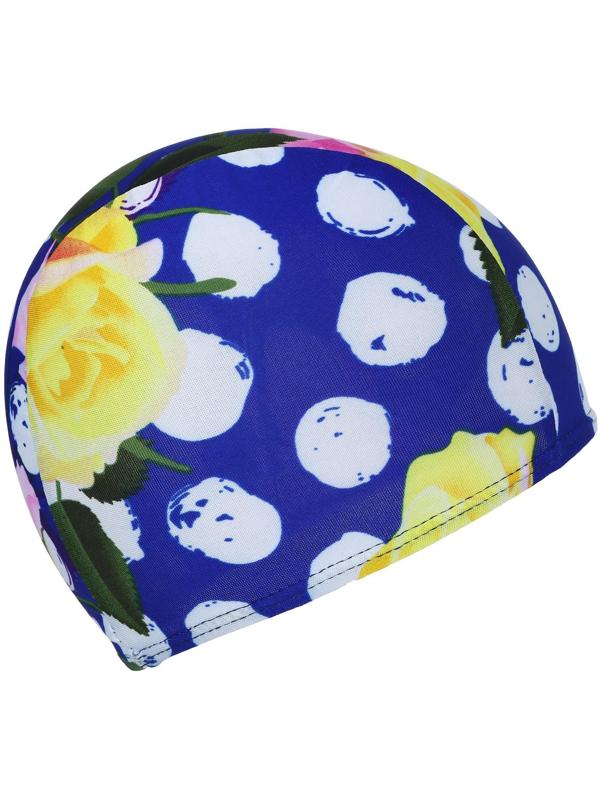 Шапочка для плавания подростковая, тканевая, обхват 54-60 см, цвета микс
