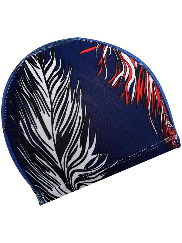 Шапочка для плавания подростковая, тканевая, обхват 54-60 см, цвета микс