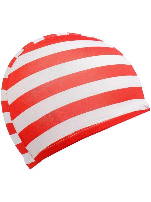 Шапочка для плавания подростковая, тканевая, обхват 54-60 см, цвета микс