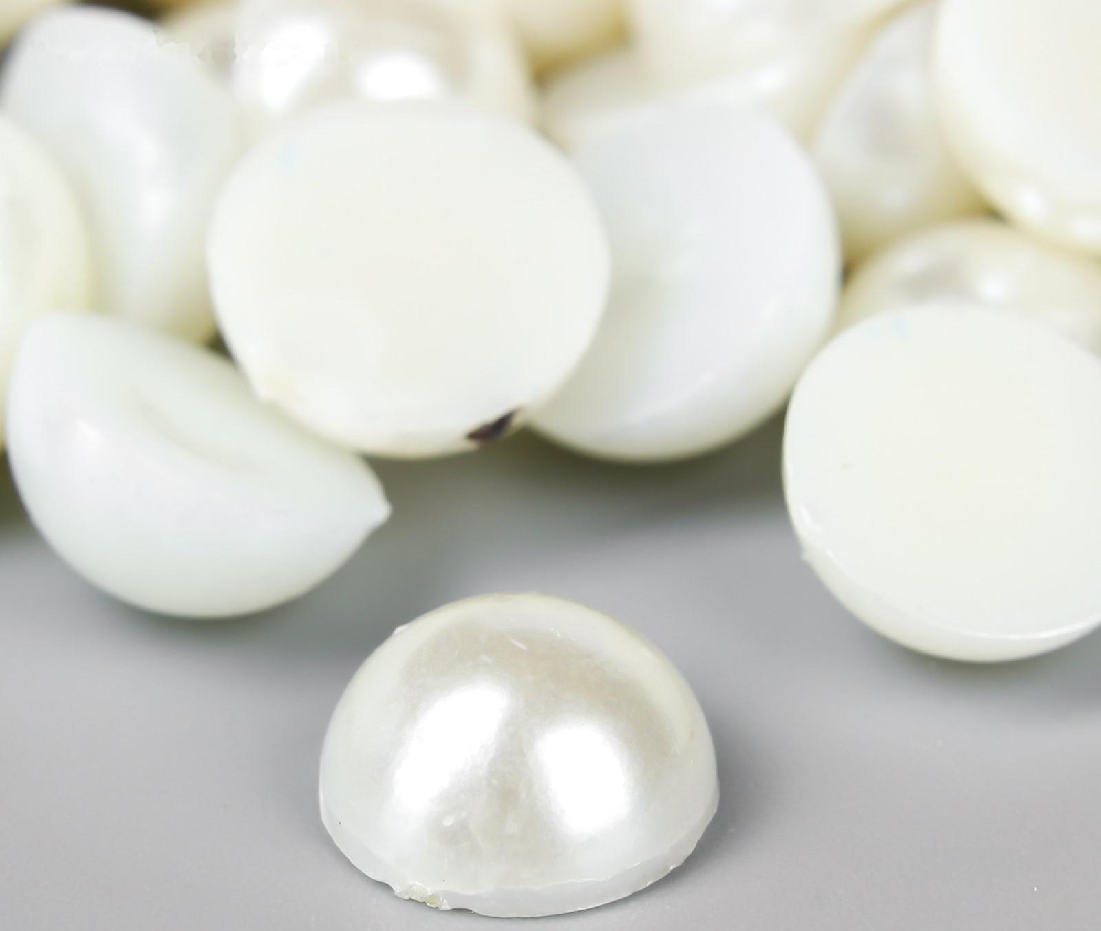 Набор для творчества половинка жемчужины d=0,8 см 20гр