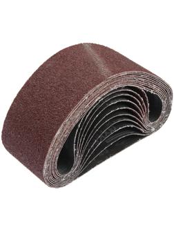 Лента абразивная бесконечная ТУНДРА, на тканевой основе, 75 х 457 мм, Р40, 10 шт.