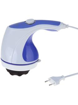 Массажёр для тела Luazon LEM-44, 5 насадок, плавная регулировка, 220 В, бело-синий