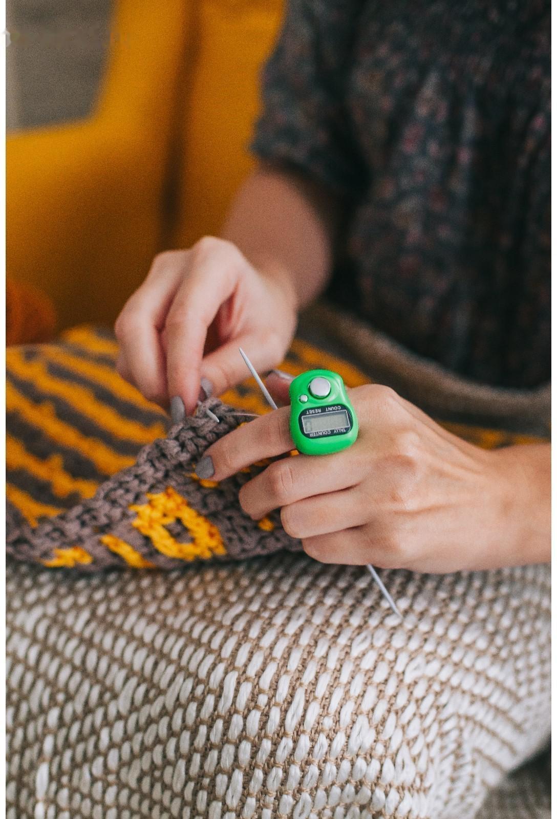 Счётчик рядов электронный, на ремне, цвет МИКС