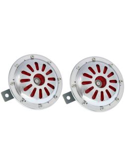 Сигнал автомобильный AVS Electric 1046, 12 В, 335/435 Гц, 115 Дб, d=125 мм, набор 2 шт