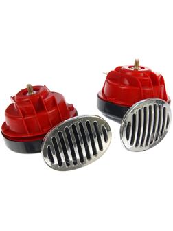 Сигнал автомобильный AVS 2004, 12 В, 410/510 Гц, 115 Дб, d=90 мм, набор 2 шт