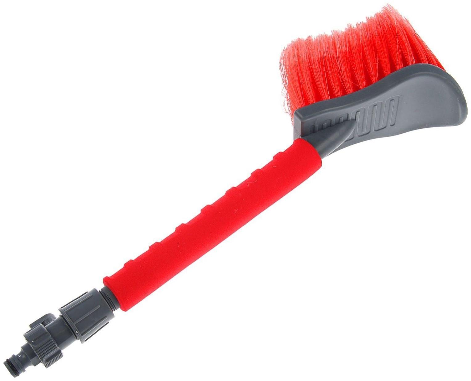 Щетка для мытья AVS BH-0264, с насадкой для шланга, 46 см