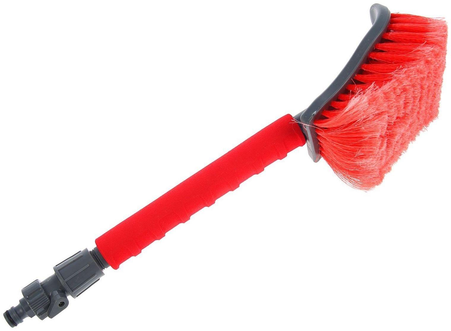 Щетка для мытья AVS BH-0264, с насадкой для шланга, 46 см