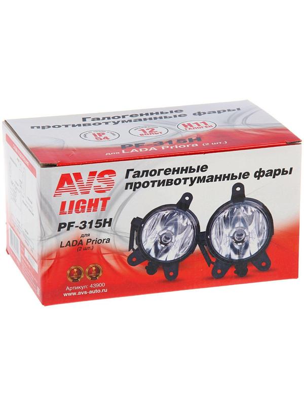 Противотуманные фары AVS PF-315H, галогенные, H11, LADA Priora, набор 2 шт.