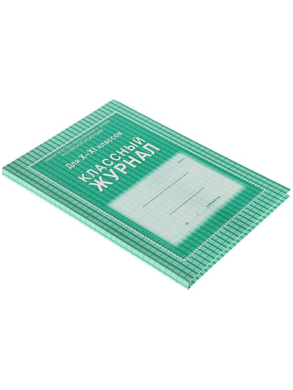 Классный журнал для 10-11 классов А4, 184 страницы, твердая ламинированная обложка, блок офсет 65г/м2