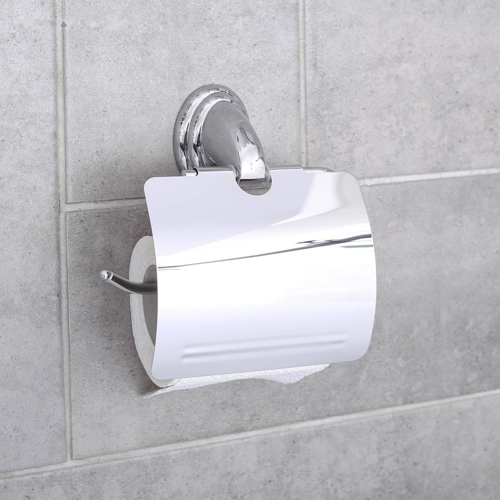 Держатель для туалетной бумаги с крышкой 