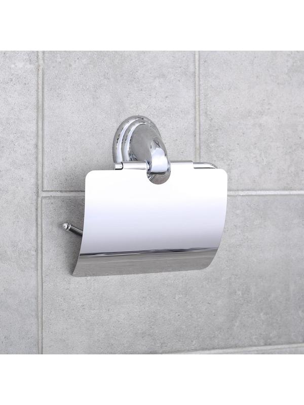 Держатель для туалетной бумаги с крышкой 