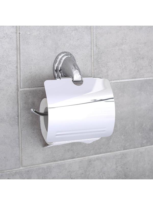 Держатель для туалетной бумаги с крышкой 