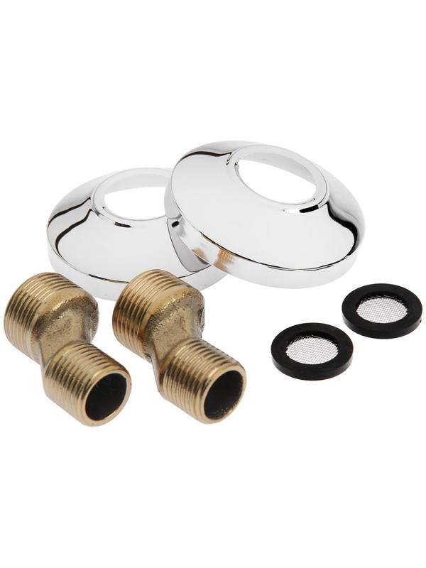 Смеситель для ванны Accoona А87176, двухрычажный, хром