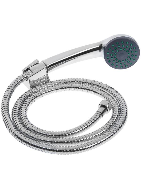 Штанга со смесителем Accoona А8176-1, двухрычажная, с тропическим душем, хром