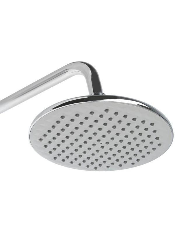 Штанга со смесителем Accoona А8176-1, двухрычажная, с тропическим душем, хром