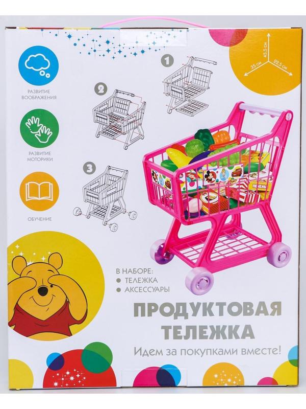 Продуктовая тележка, Минни Маус, цвет розовый