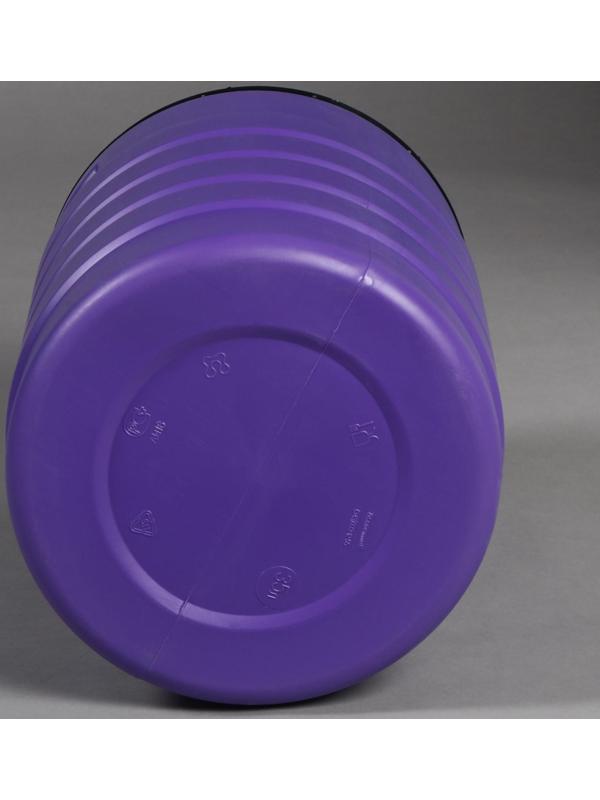 Бочка пищевая, 24 л, горловина 27 см, с крышкой, цвет МИКС