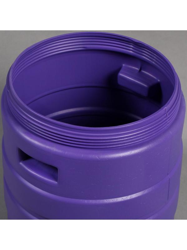 Бочка пищевая, 24 л, горловина 27 см, с крышкой, цвет МИКС