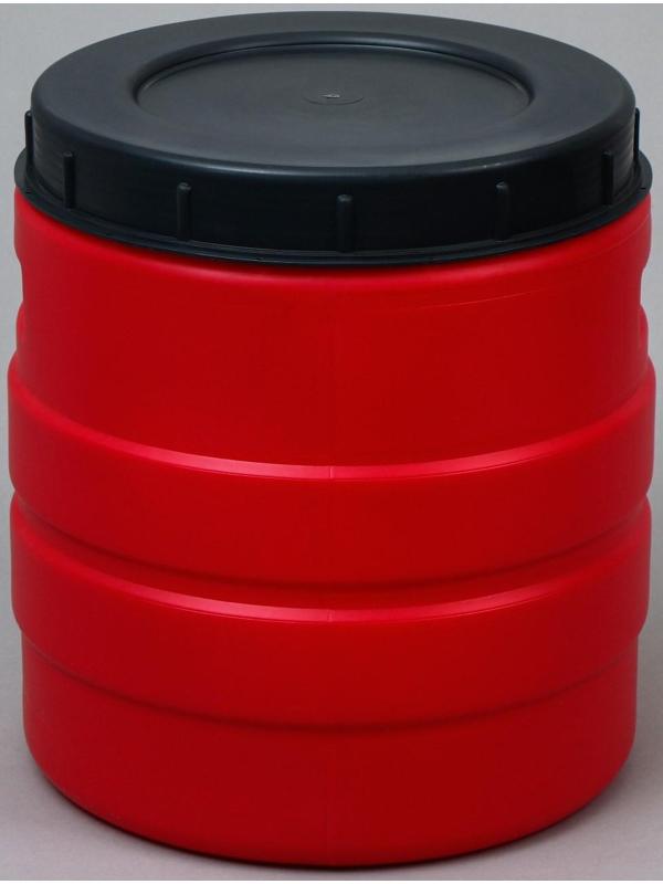 Бочка пищевая, 24 л, горловина 27 см, с крышкой, цвет МИКС