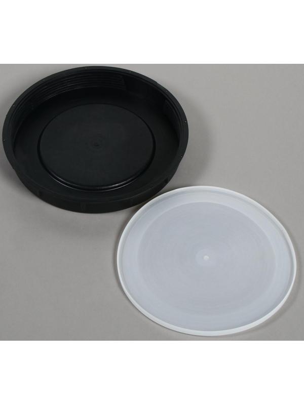 Бочка пищевая, 24 л, горловина 27 см, с крышкой, цвет МИКС