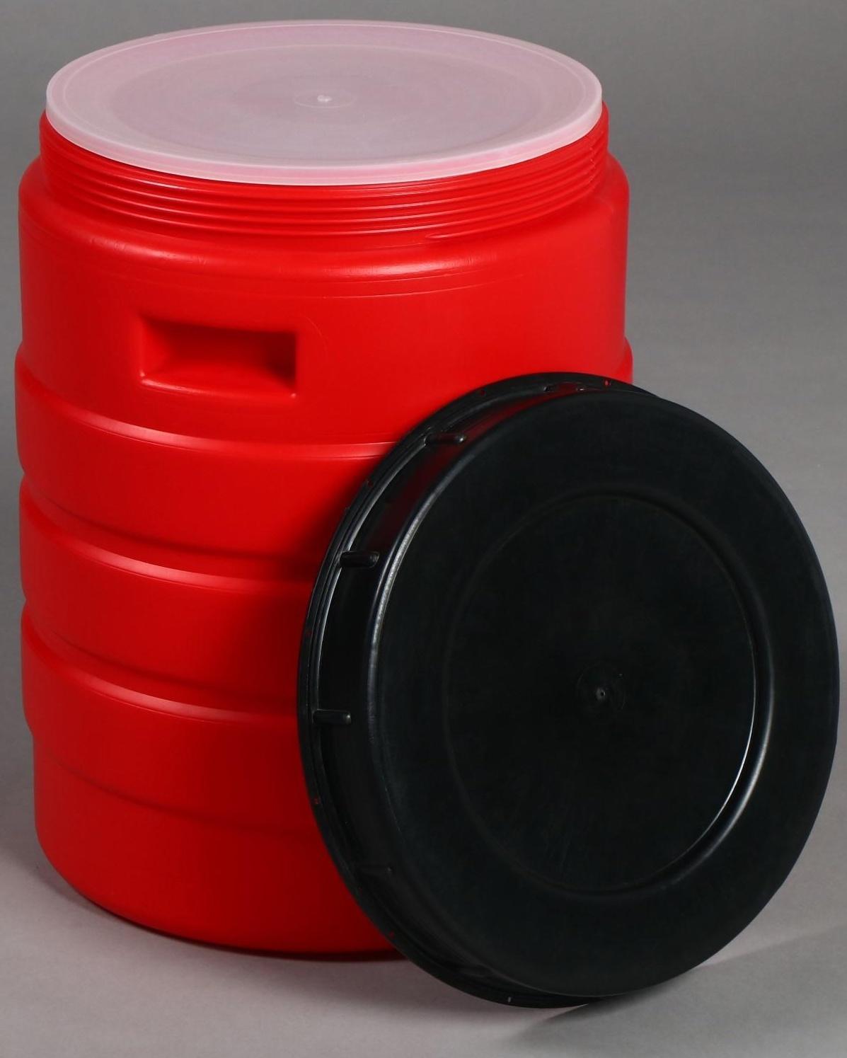 Бочка пищевая, 30 л, горловина 27 см, с крышкой, цвет МИКС