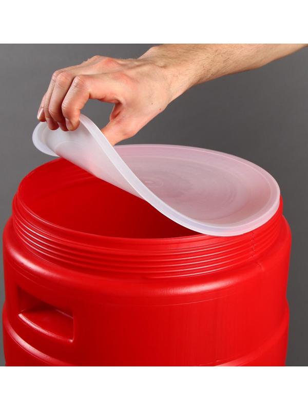 Бочка пищевая, 30 л, горловина 27 см, с крышкой, цвет МИКС