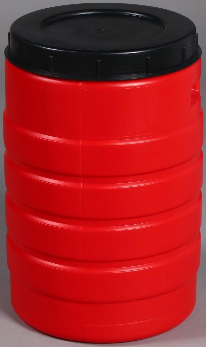 Бочка пищевая, 35 л, горловина 27 см, с крышкой, цвет МИКС