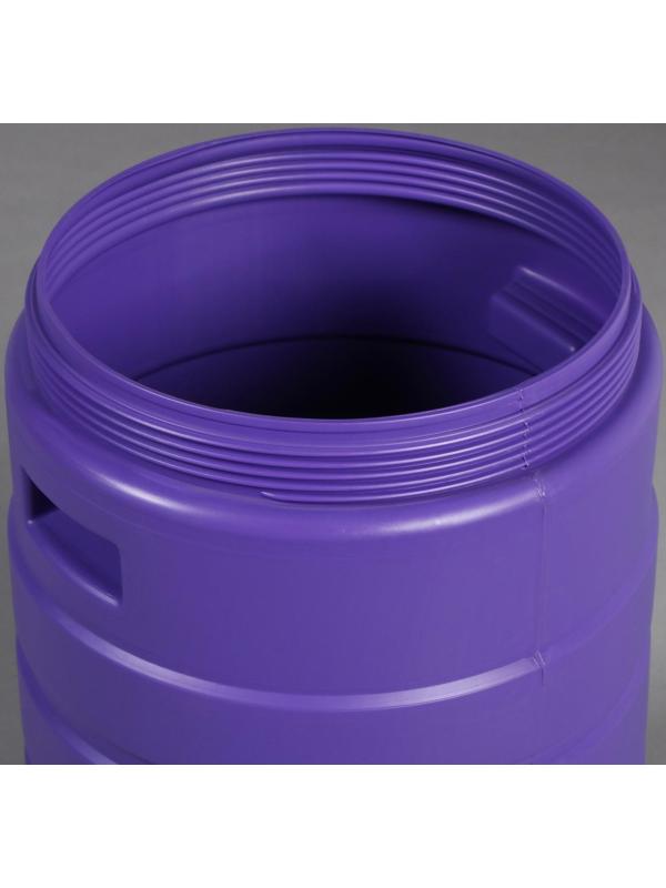 Бочка пищевая, 35 л, горловина 27 см, с крышкой, цвет МИКС