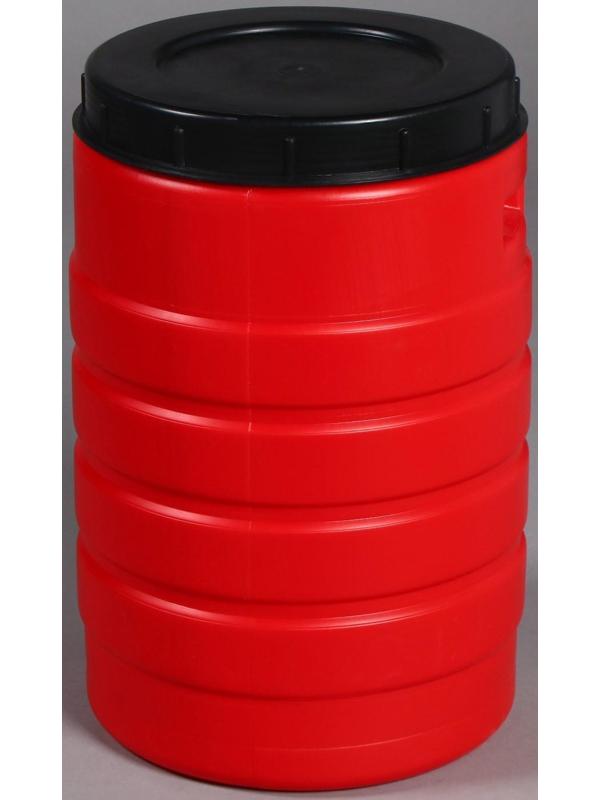 Бочка пищевая, 35 л, горловина 27 см, с крышкой, цвет МИКС