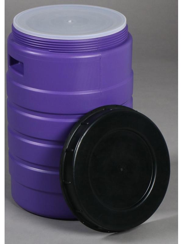 Бочка пищевая, 35 л, горловина 27 см, с крышкой, цвет МИКС