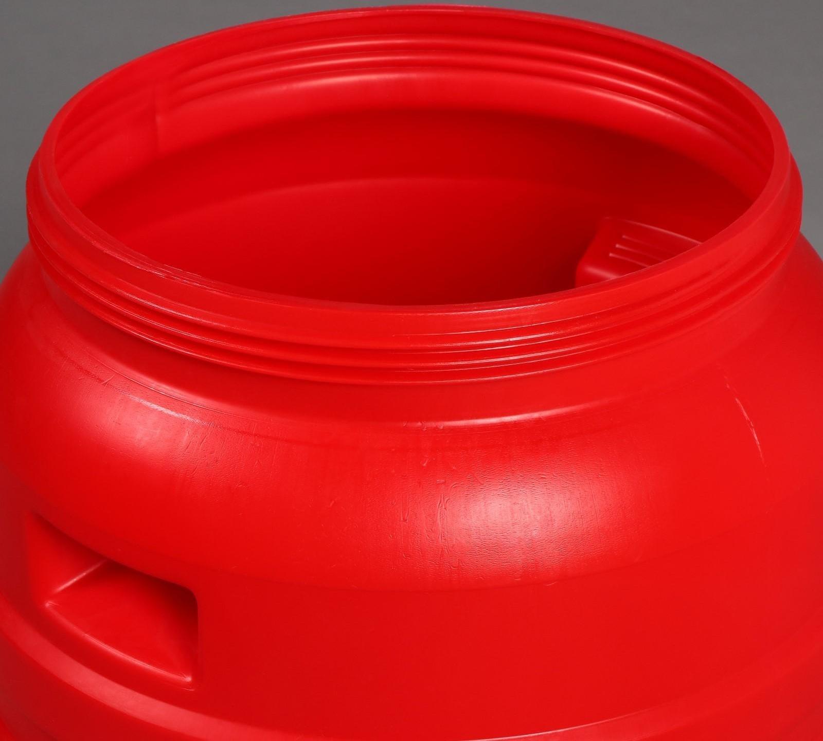 Бочка пищевая, 45 л, горловина 29 см, с крышкой, МИКС