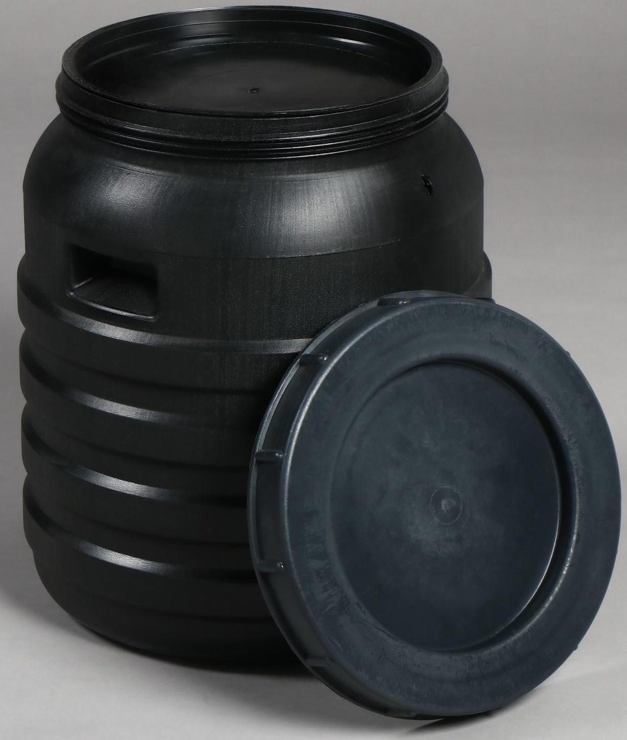 Бочка хозяйственно-бытовая, 45 л, горловина 29 см, с крышкой