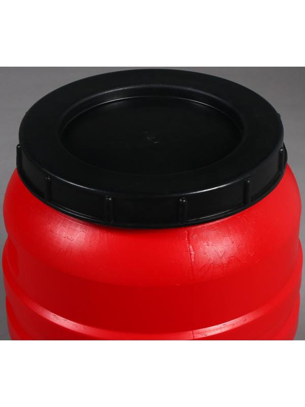 Бочка пищевая, 50 л, горловина 27 см, с крышкой, цвет МИКС