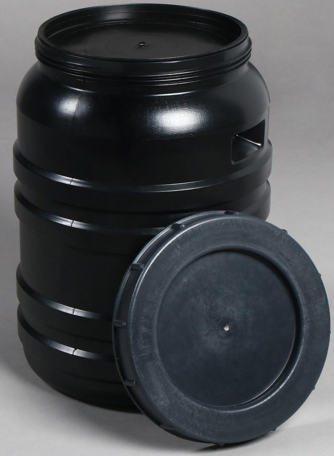 Бочка хозяйственно-бытовая, 50 л, горловина 29 см, с крышкой