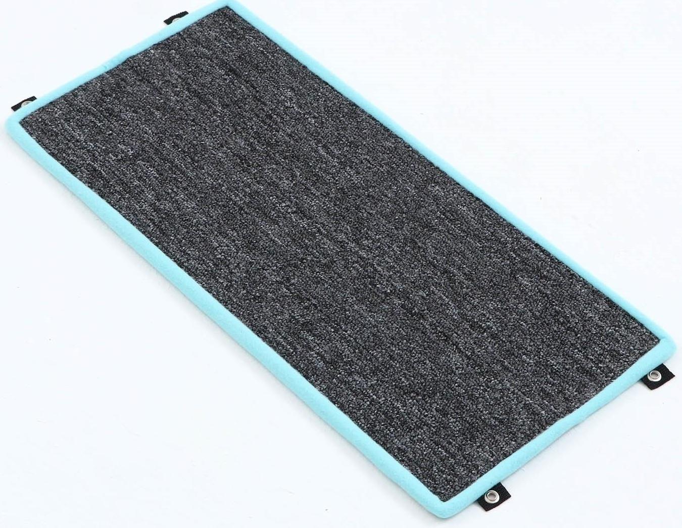 Когтеточка  угловая средняя, ковролиновая с пропиткой, 57 х 13 см  микс цветов