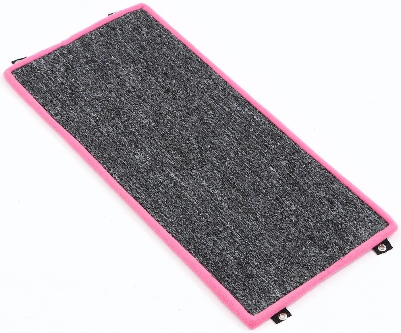 Когтеточка  угловая средняя, ковролиновая с пропиткой, 57 х 13 см  микс цветов