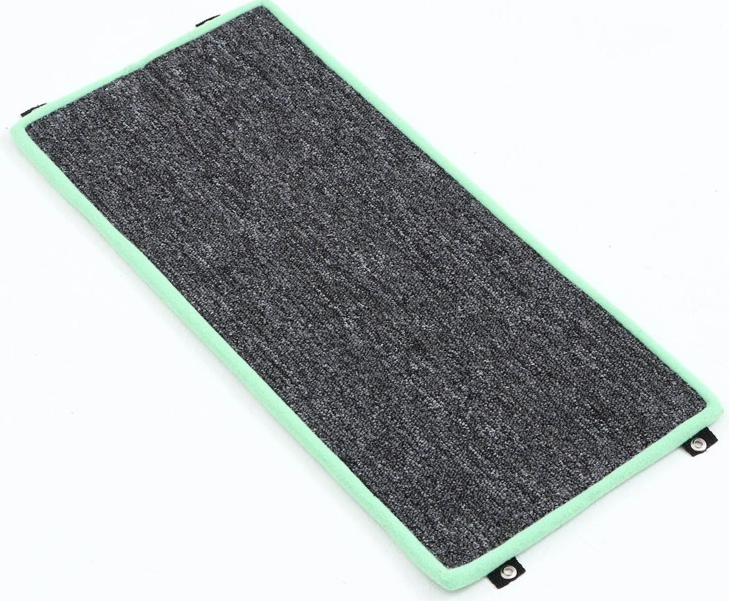 Когтеточка  угловая средняя, ковролиновая с пропиткой, 57 х 13 см  микс цветов