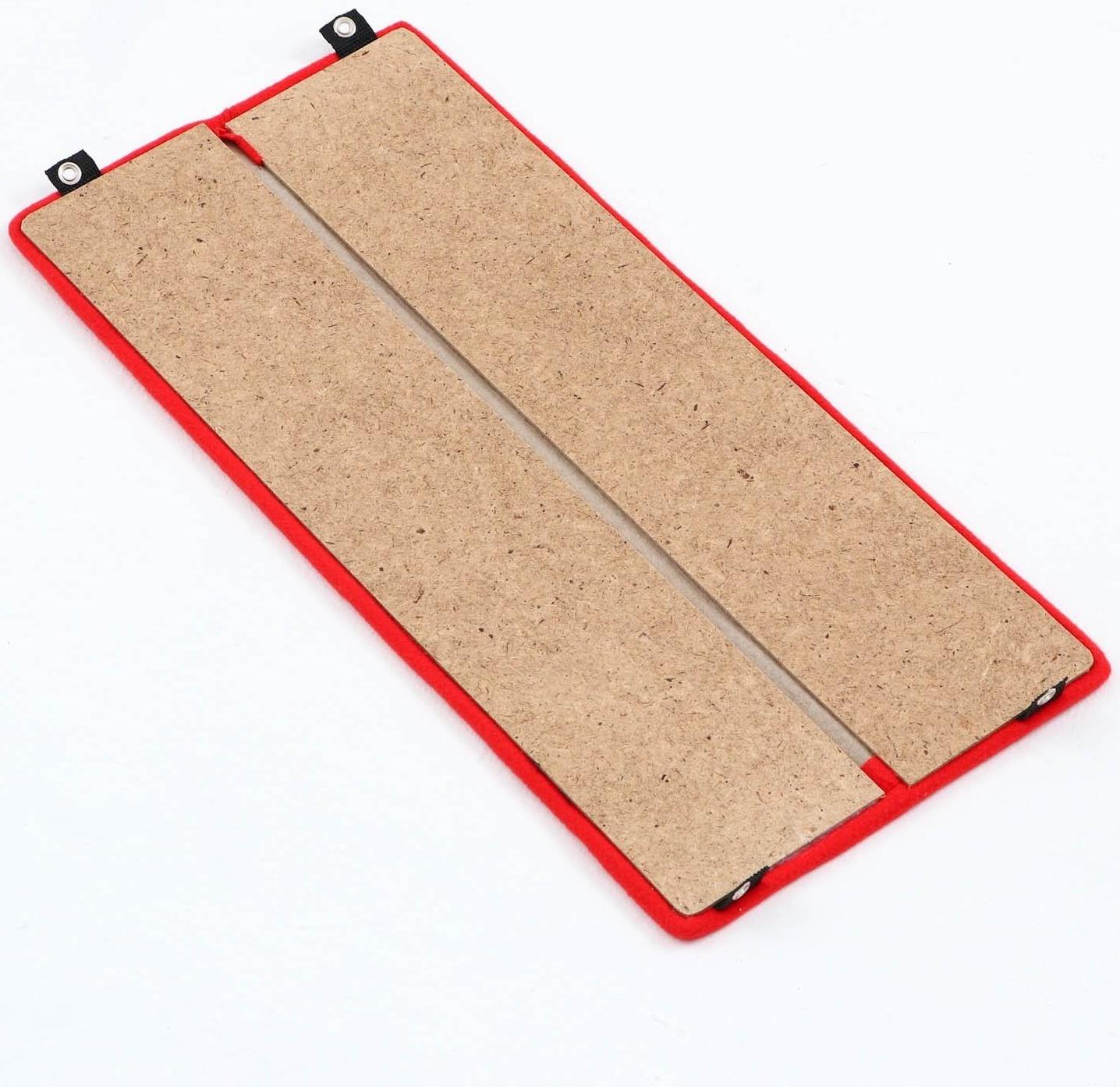 Когтеточка  угловая средняя, ковролиновая с пропиткой, 57 х 13 см  микс цветов