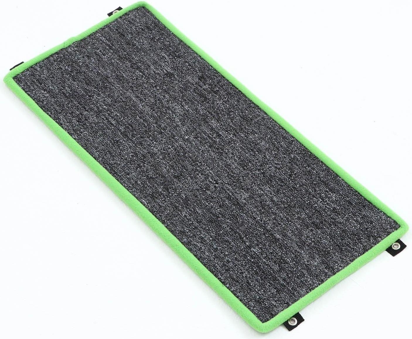 Когтеточка  угловая средняя, ковролиновая с пропиткой, 57 х 13 см  микс цветов