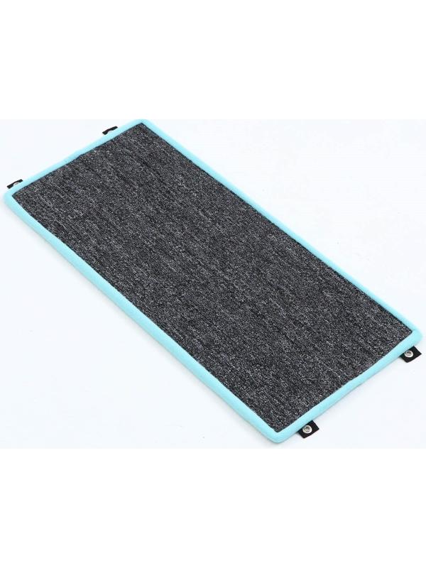 Когтеточка  угловая средняя, ковролиновая с пропиткой, 57 х 13 см  микс цветов