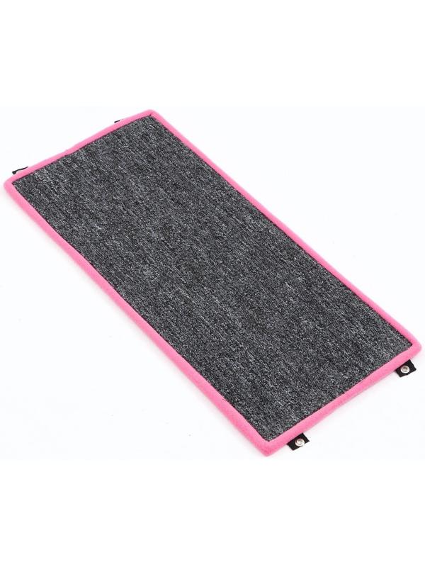 Когтеточка  угловая средняя, ковролиновая с пропиткой, 57 х 13 см  микс цветов