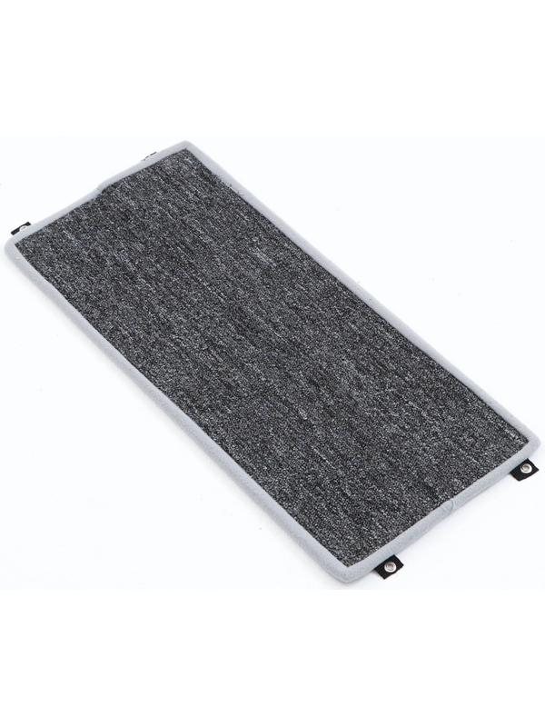 Когтеточка  угловая средняя, ковролиновая с пропиткой, 57 х 13 см  микс цветов