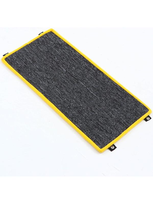 Когтеточка  угловая средняя, ковролиновая с пропиткой, 57 х 13 см  микс цветов