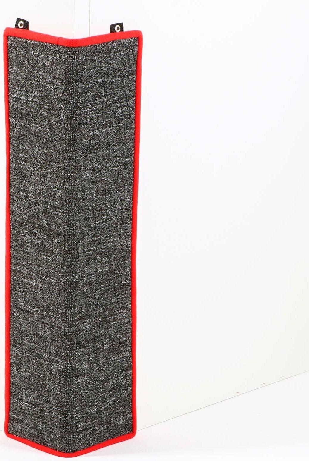 Когтеточка  угловая большая, с пропиткой, 67 х 14 см, микс цветов