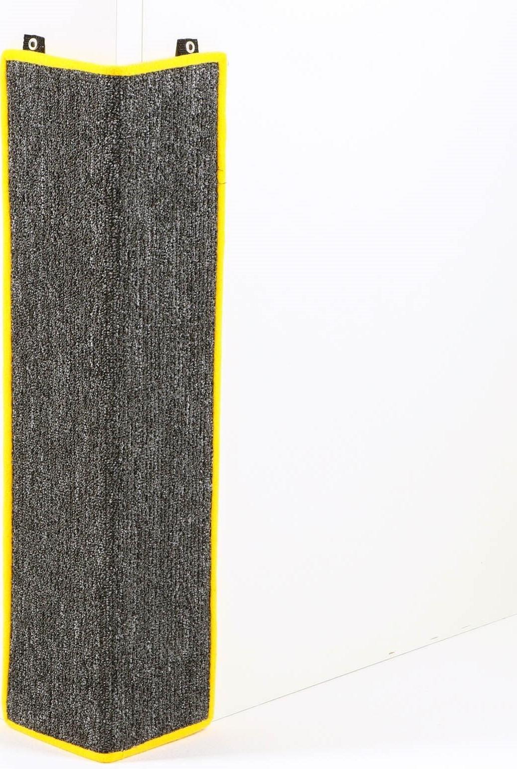 Когтеточка  угловая большая, с пропиткой, 67 х 14 см, микс цветов