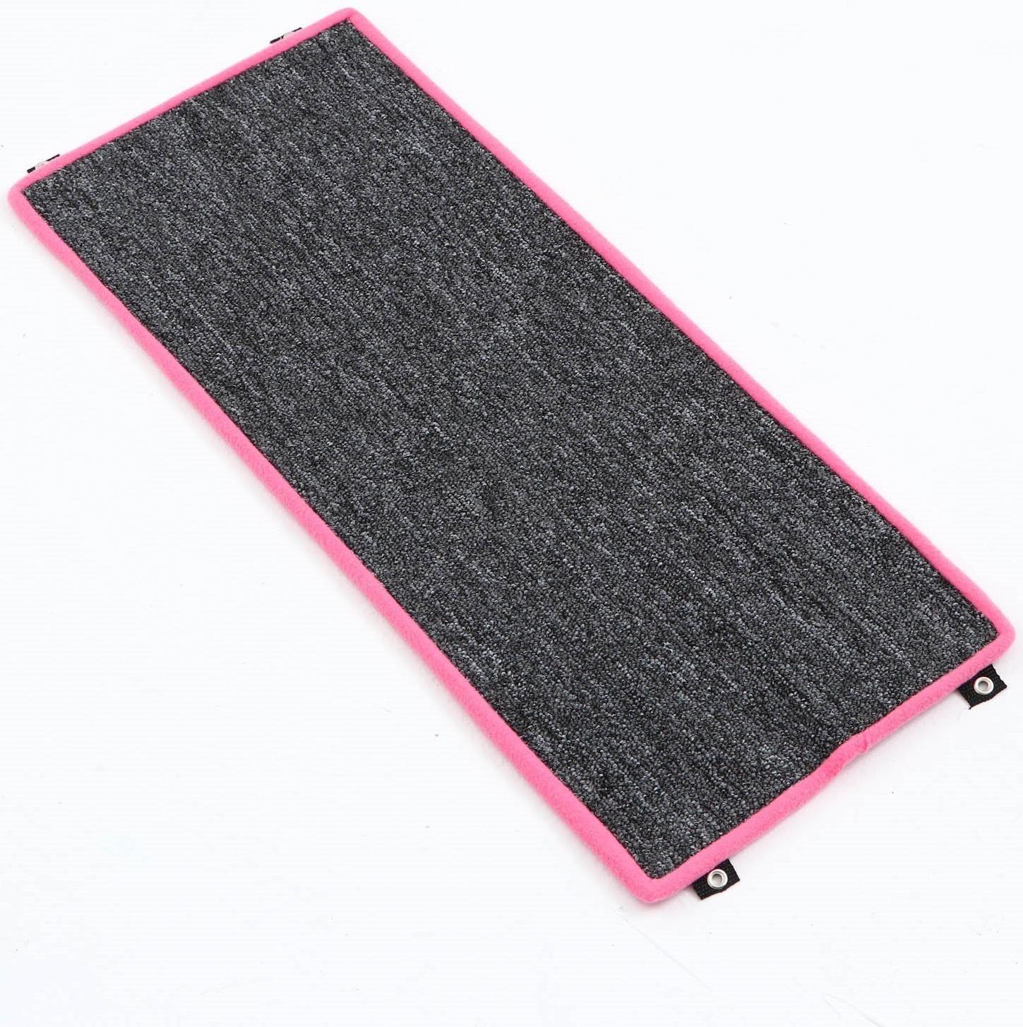 Когтеточка  угловая большая, с пропиткой, 67 х 14 см, микс цветов