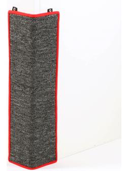 Когтеточка  угловая большая, с пропиткой, 67 х 14 см, микс цветов