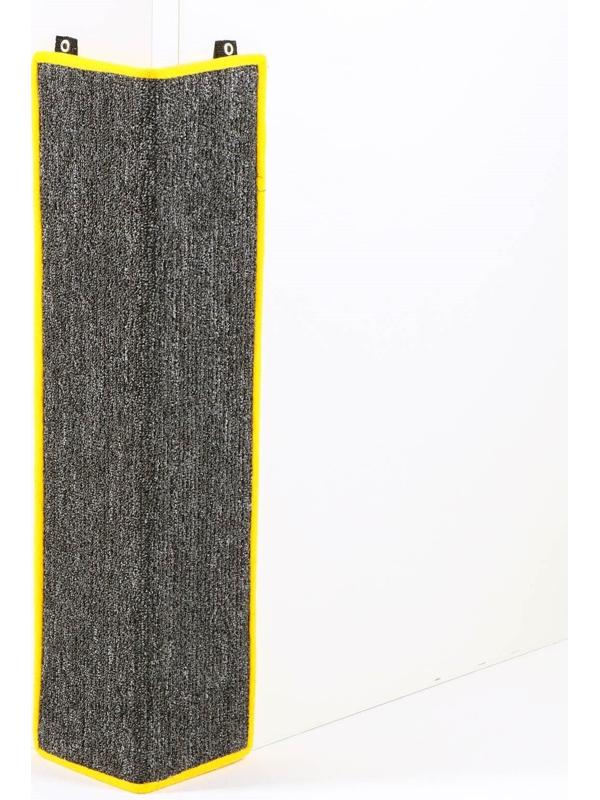 Когтеточка  угловая большая, с пропиткой, 67 х 14 см, микс цветов